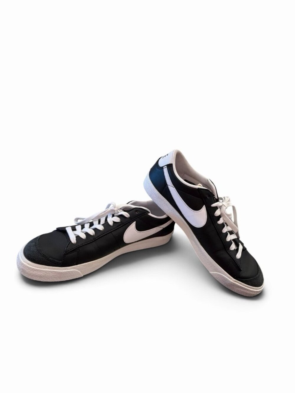 Men’s Nike Blazer Low 77 VIntage Black White Sail DA6364-001 Sz 12